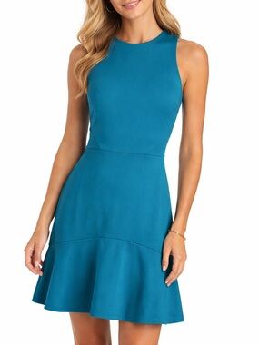 JACK by BB Dakota Trumpet Dress Blue Green 💚💙